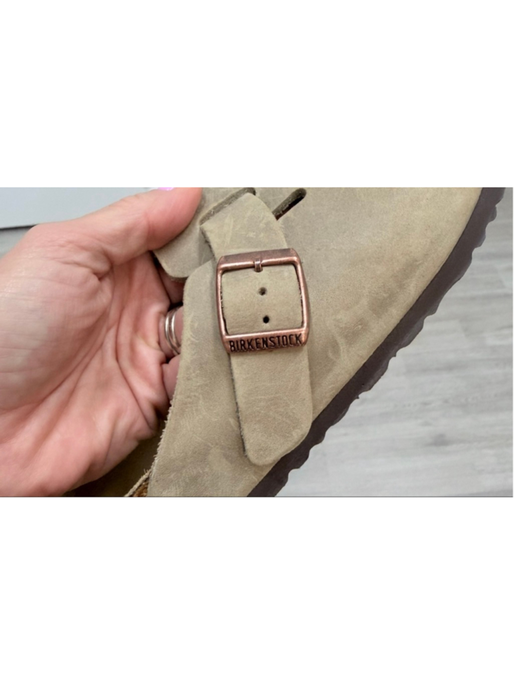Birkenstock Unisex Boston Soft Footbed Oiled Leather Sz 40 in Tobacco Brown! - Picture 7 of 9